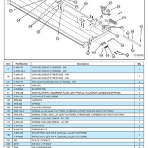 Anthony MTU-GLR-WR Main Platform Diagram