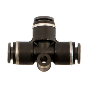 Buyers NUT0P25 - Brass/Poly DOT Push-In Union Tee 1/4 Inch Tube O.D.