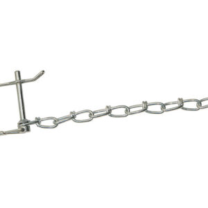 1/4 Inch Safety Pin with 8 Inch Chain