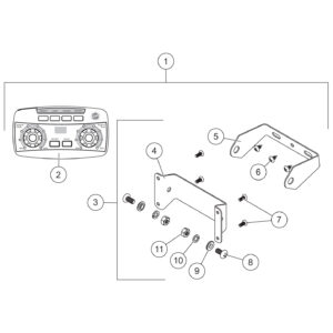 Fisher Poly-Caster (With Fleet Flex) Cab Control Diagram