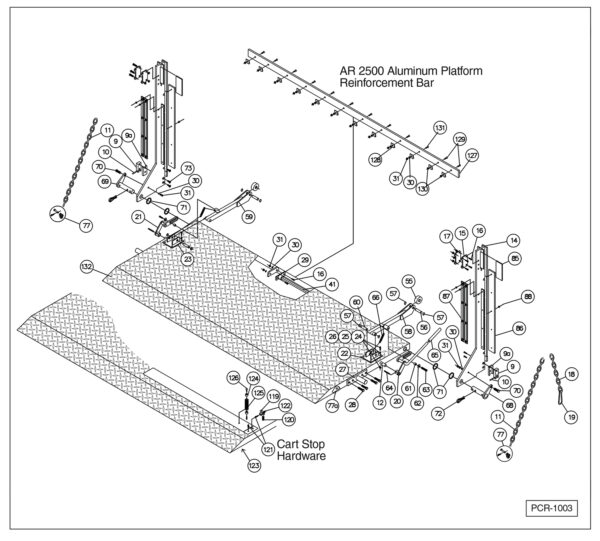 Anthony PCR-GB Platform Assembly Diagram