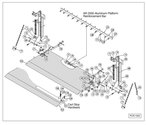 Anthony PCR Platform Assembly Diagram
