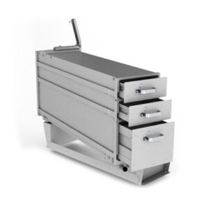 Kargo Master 40250 - Steel Heavy-Duty 3-Drawer Unit (14 Inch x 23 Inch x 56 Inch)
