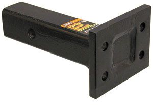 2 Inch Pintle Hitch Mounting Plate - 1 Position 9 Inch Shank