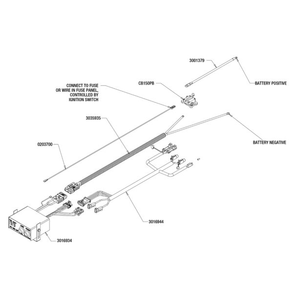SaltDogg PRO2000/CH Control Wiring Diagram