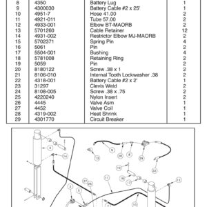 TT15ET Pump Cylinder Assembly Diagram