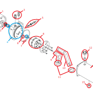 Power-V DXT HYD09322 Motor Kit (97073 & Down) Diagram