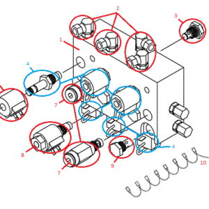 Power-V DXT Valve Assembly (97073 & Down) Diagram