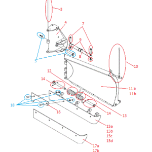 Power-V DXT Blade Half (Left) Diagram