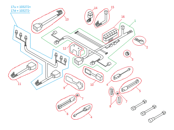 Power-V DXT Harness Wiring Diagram