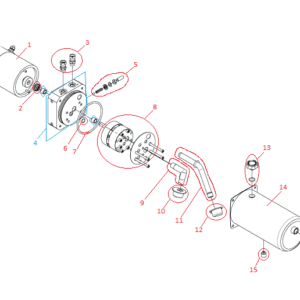 Power-V DXT HYD09322 Motor Kit (97073 & Up) Diagram