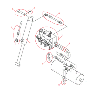 Power-V DXT Left Controller (97073 & Down) Diagram