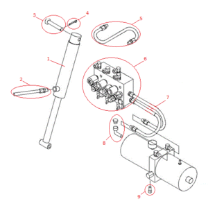 Power-V DXT Left Controller (97073 & Up) Diagram