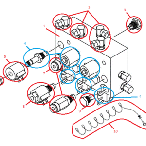 Power-V DXT Valve Assembly (97073 & Down) Diagram