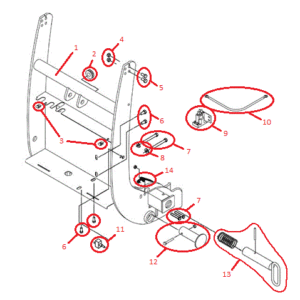 Power-V RT3 Coupler Assembly (2003 & Down) Diagram