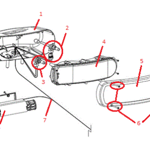 Power-V RT3 Headlight (Passenger) (103272 & Down) Diagram