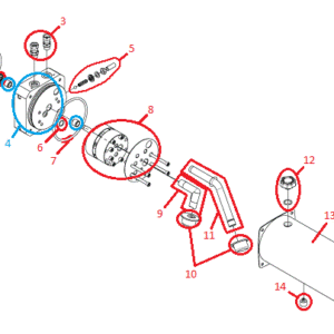 Power-V RT3 HYD09333 Motor Kit (97073 & Down) Diagram