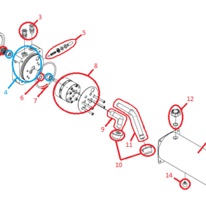 Power-V RT3 HYD09333 Motor Kit (97073 & Up) Diagram