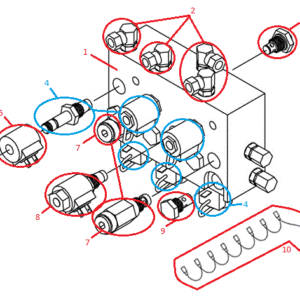 Power-V RT3 Valve Assembly (97073 & Up) Diagram