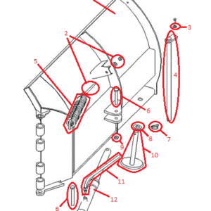 Power-V RT3 Blade Half (Right) Diagram
