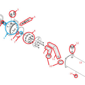 Power-V RT3 HYD09333 Motor Kit Diagram