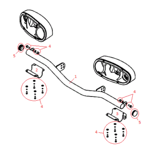 Power-V RT3 Lightbar (103272 & Up) Diagram