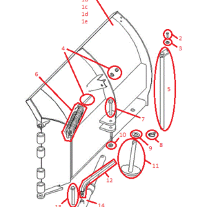 Power-V RT3 Blade Half (Right) Diagram