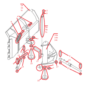 Power-V RT2 Blade Half (Right) Diagram