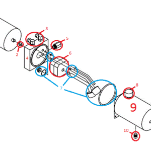 Power-V RT2 HYD01710 Motor Kit Diagram