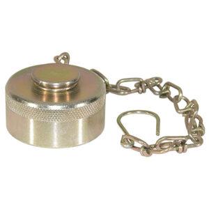 Buyers QDDC201 - Steel Dust Cap With Chain For 1-1/4 Inch NPT Coupler