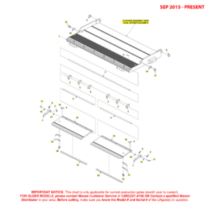 Maxon RA (Sep 2015 - Present) Flipover Assembly With Dual Retention Ramps Diagram