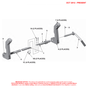 Maxon RC (Oct 2012 - Present) CAM Follower Assembly Diagram