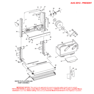 Maxon RCM (Aug 2012 - Present) 1600C Main Assembly Diagram (2 OF 2)