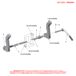 Maxon RCT (Oct 2012 - Present) CAM Follower Assembly Diagram