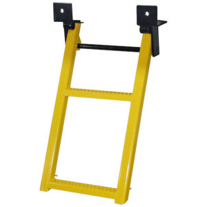 Buyers RS2Y - 2-Rung Yellow Retractable Truck Steps With Nonslip Tread (17.38 X 30.25 Inch)