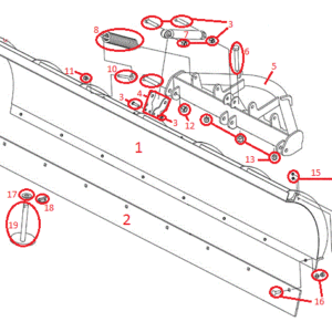 Straight Blade RT3 10' Straight Blade Diagram