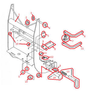 Straight Blade RT3 Coupler Assembly Diagram