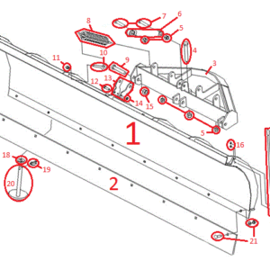 Straight Blade RT3 10' Straight Blade Diagram