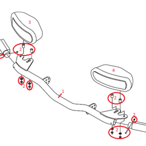 Straight Blade RT3 Lightbar (H3732 & Down) Diagram