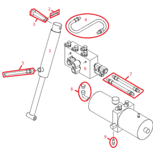 Straight Blade RT3 Left Controller (G1220 & Up) Diagram