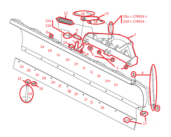 Straight Blade RT3 Straight Blade Diagram