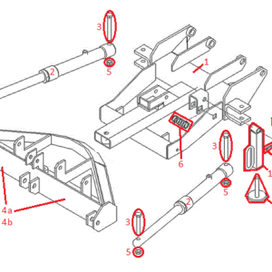 Straight Blade RT2 Pushframe Assembly Diagram