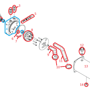 Sport Duty RT3 HYD12239 Motor Kit (H3902 & Up) Diagram