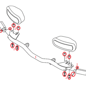 Sport Duty RT3 Lightbar (H3732 & Down) Diagram