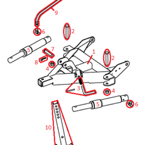 Sport Duty RT3 Pushframe Assembly Diagram