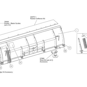 SD Series Blade Assembly Diagram