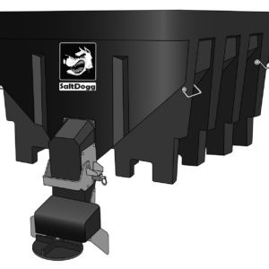 SaltDogg 1.5 Cubic Yard Electric Poly Hopper Spreader