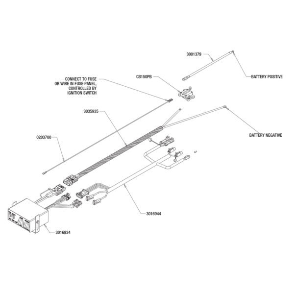 SaltDogg SHPE6000/CH Control Wiring Diagram