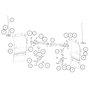 Buyers SnowDogg SKTE75-90 Wing Kit Diagram