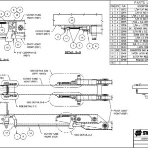 SL-220/222 Safety Latch Assembly Diagram